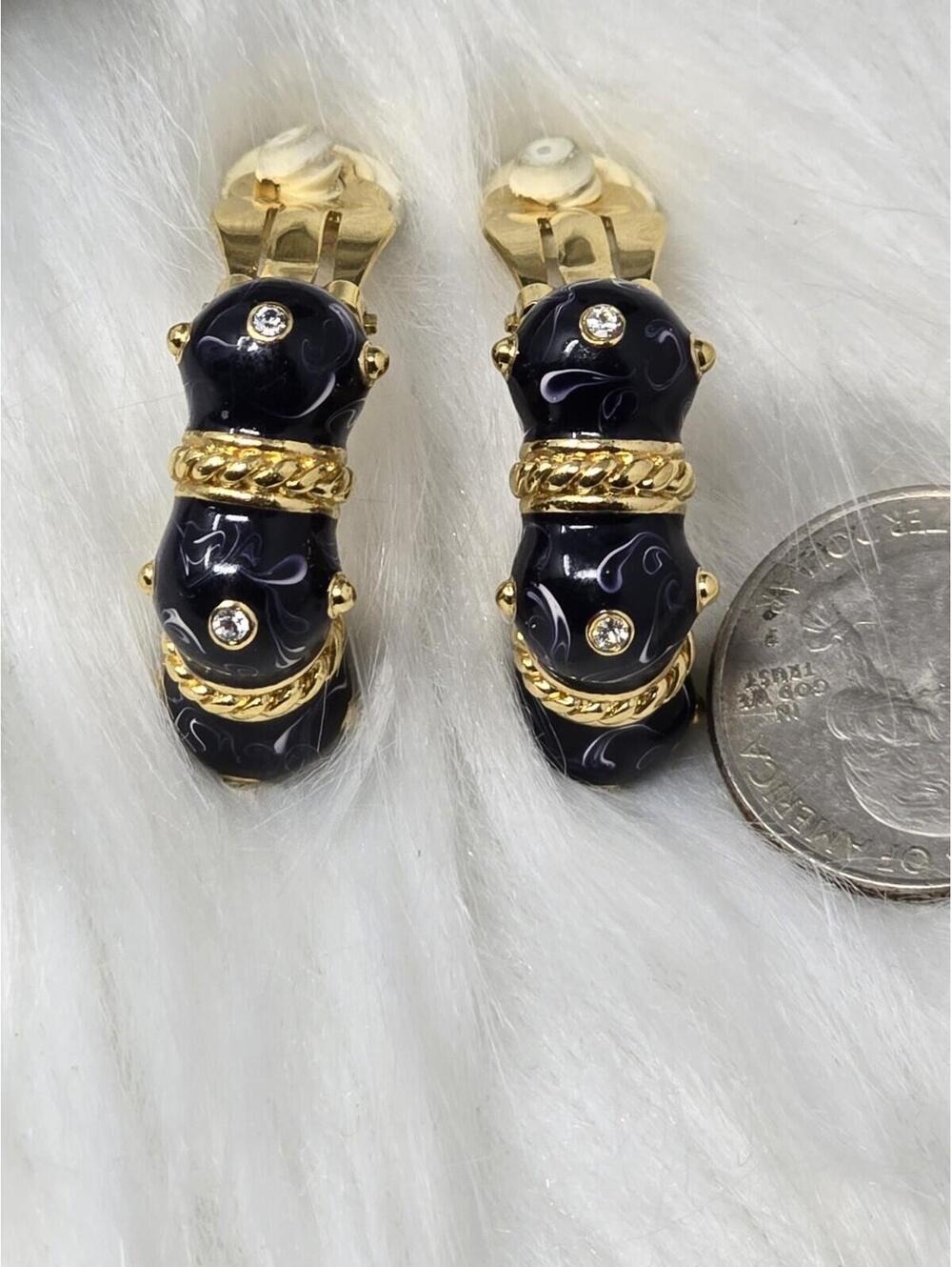 Camrose & Kross JBK Jackie Kennedy Clip On Earrings